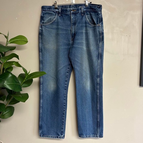 Rustler Other - Vintage 90s Rustler Faded Honeycomb Dark Wash Jeans 36x30 Blue Retro 87619PW